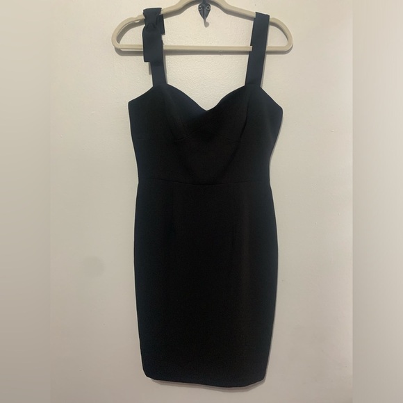 Black Halo Zahara Bow Detail Dress size 6 - Picture 10 of 11